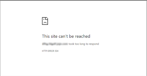 HTTP ERROR 504